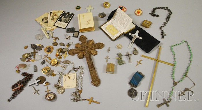 Appraisal: Group of Religious Jewelry and Decorative Items