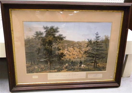 Appraisal: Jonathan Badger Bachelder - Bufford color lithograph on paper printed