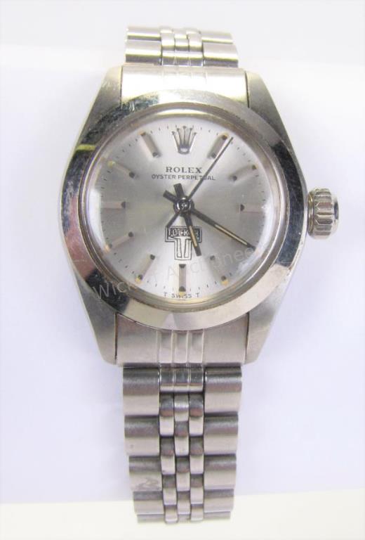 Appraisal: A lady's Rolex Oyster Perpetual wristwatch personalized realtor gift with