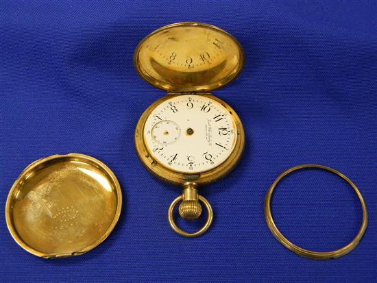 Appraisal: WATCH Hunting Case Jaccard Watch Jewelry Co pocket watch K