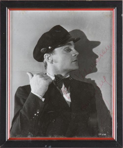 Appraisal: James Cagney - Signed Photograph Bill Morrison James Cagney in