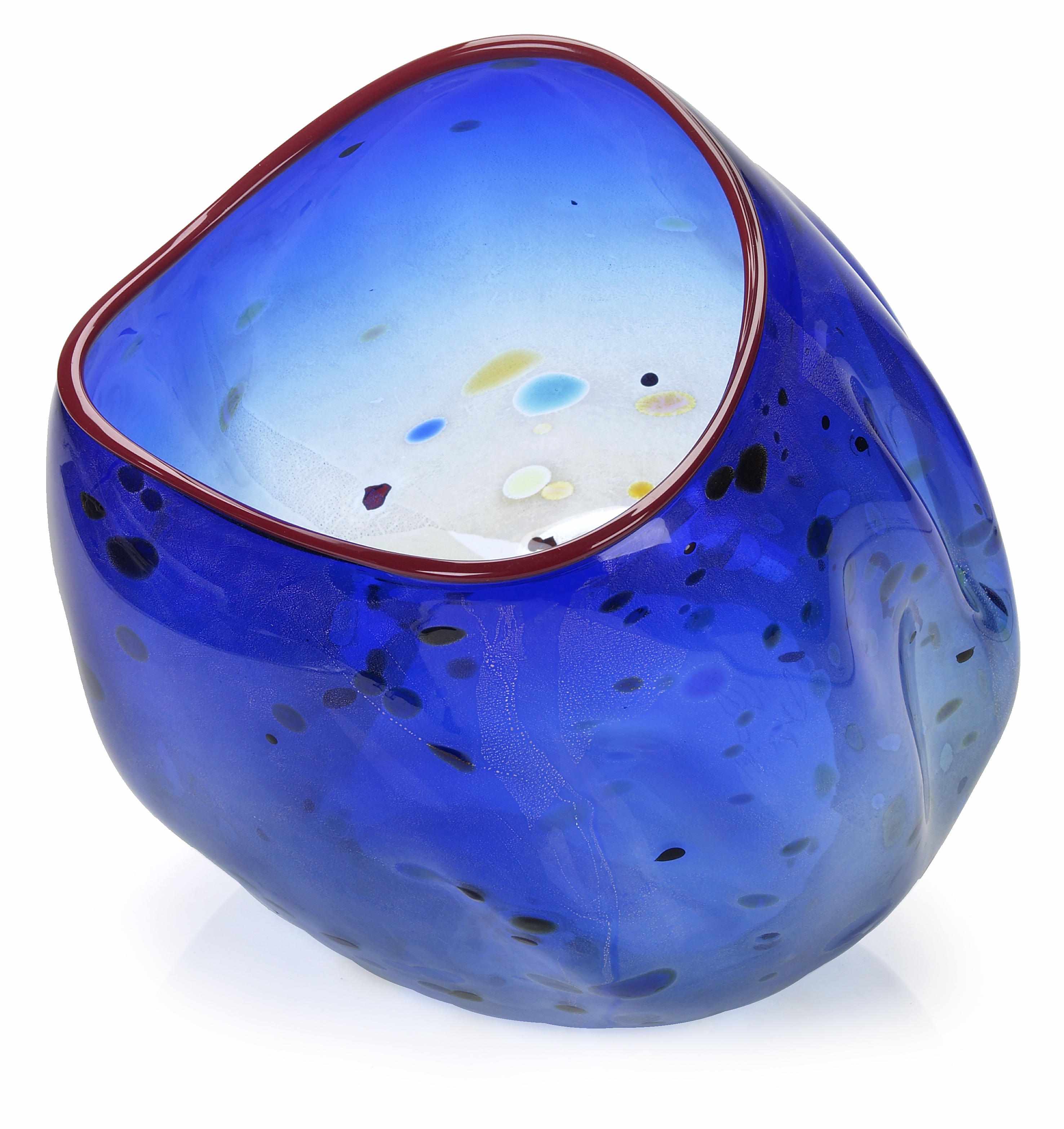 Appraisal: A Dale Chihuly glass basket for Portland Presssigned Chihuly PP