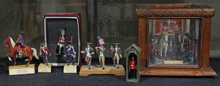 Appraisal: Miniature diorama Miniature diorama commemorating Queen Elizabeth's coronation together with