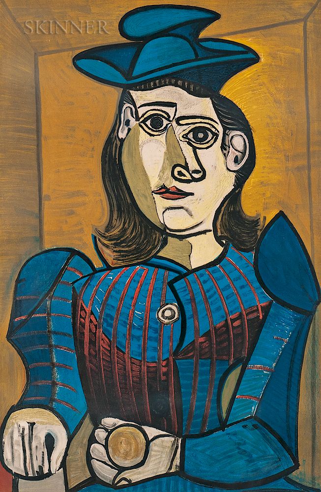 Appraisal: After Pablo Picasso Spanish - Buste de femme au chapeau