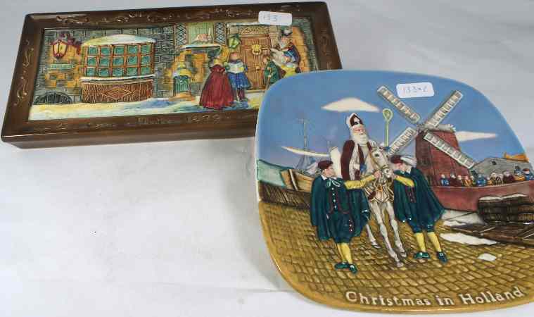 Appraisal: Beswick Collectors International Wall Plaque Limited Edition Yule and Beswick