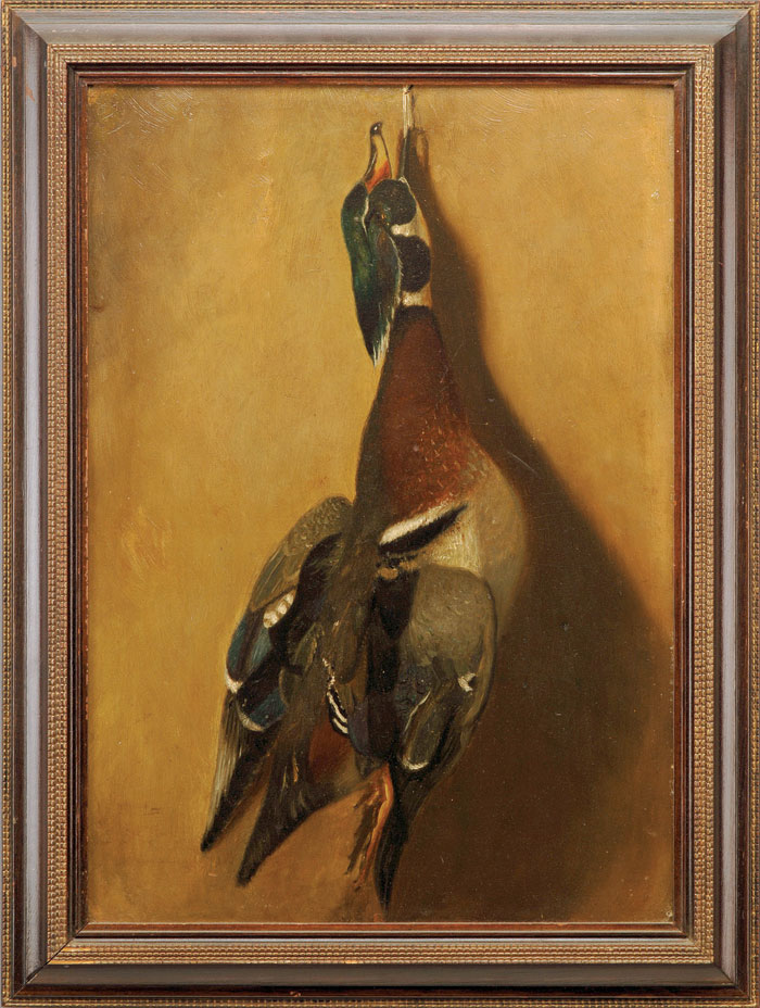 Appraisal: DRAKE WOOD DUCK AMERICAN LATE TH CENTURY Oil on board