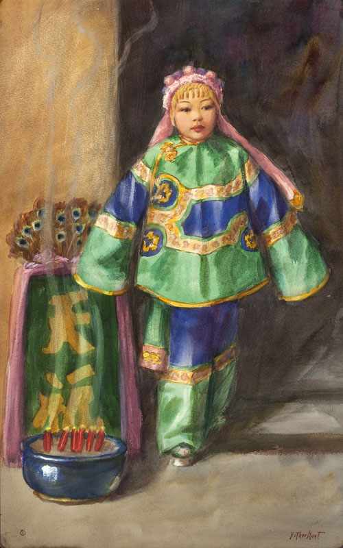 Appraisal: Esther Hunt - San Francisco CA Chinese Girl in Costume