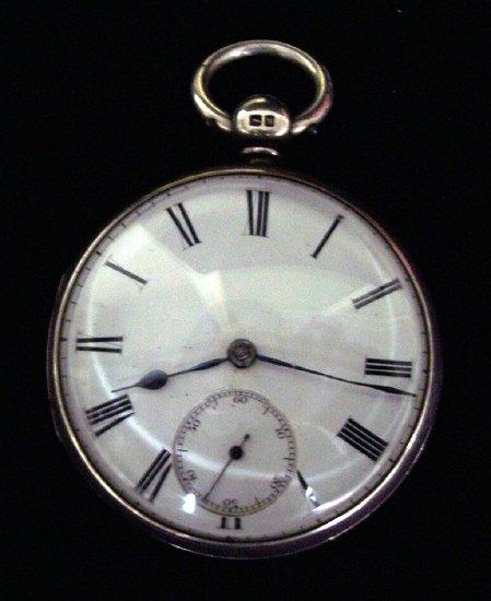 Appraisal: A gentleman's Victorian open faced pocket watch in a silver