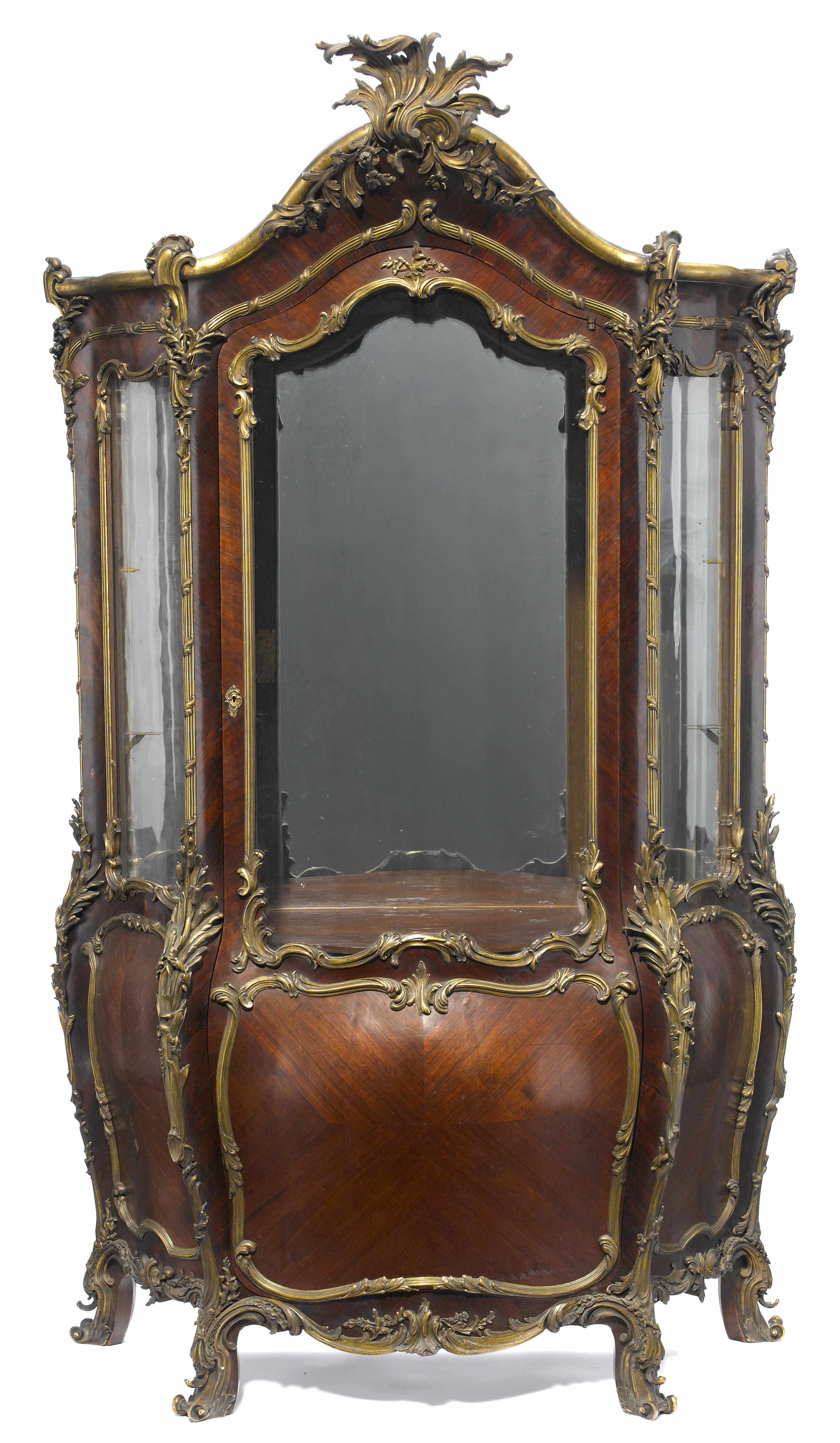 Appraisal: A good quality Louis XV style gilt bronze mounted kingwood