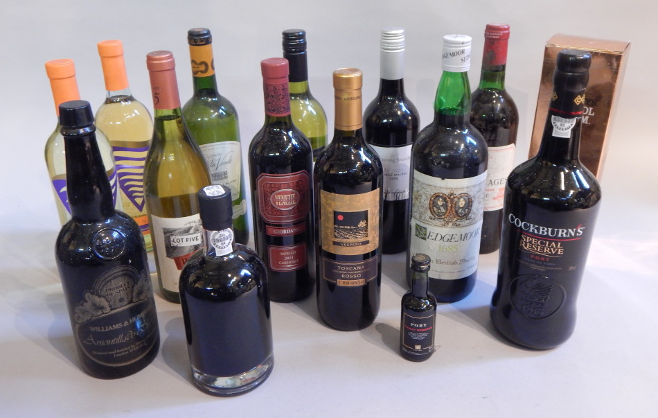 Appraisal: A mixed lot of wine to include bottles of Giordano