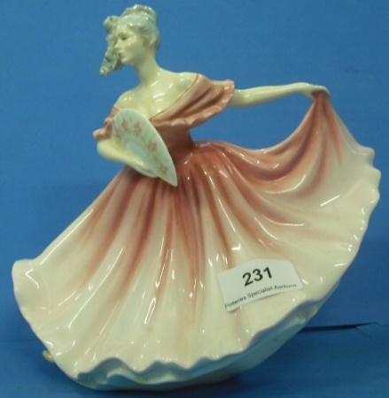 Appraisal: Royal Doulton Prototype Figure of Elaine in Pink not for