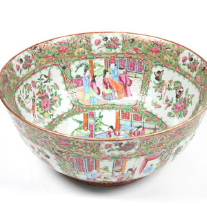 Appraisal: A Chinese Export Rose Medallion Porcelain Bowl Height x width