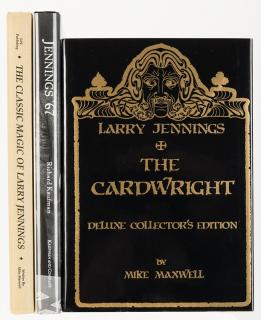 Appraisal: Jennings Larry Three Magic Books One Signed Including Classic Magic