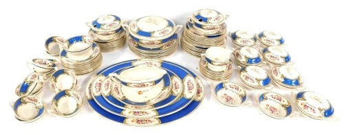 Appraisal: A Royal Crown Myott part tea service on Royal blue