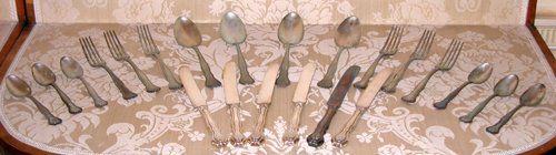 Appraisal: Title Partial Set of Sterling Flatware mfg Richard Wallace Pattern