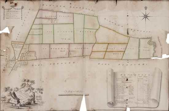 Appraisal: Bedfordshire Dunton - A Plan of Mr Isaac Pendred's Estate