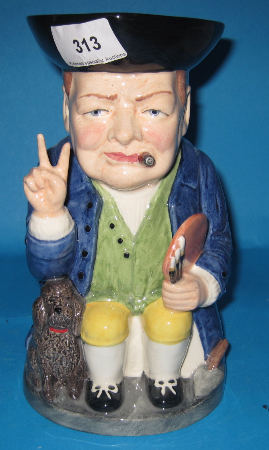 Appraisal: Bairstow Manor Large Toby Jug of Winston Rufus Limited Edition