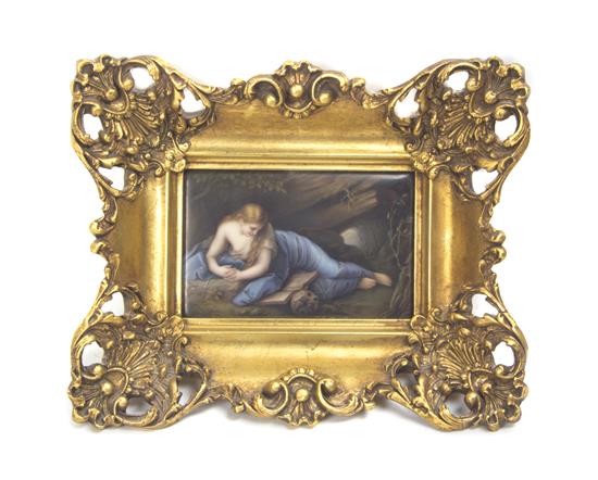 Appraisal: Sale Lot A Berlin K P M Porcelain Plaque of