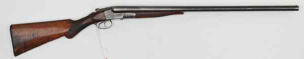 Appraisal: New Worcester Double-Barrel Shotgun ga '' Damascus barrels S N