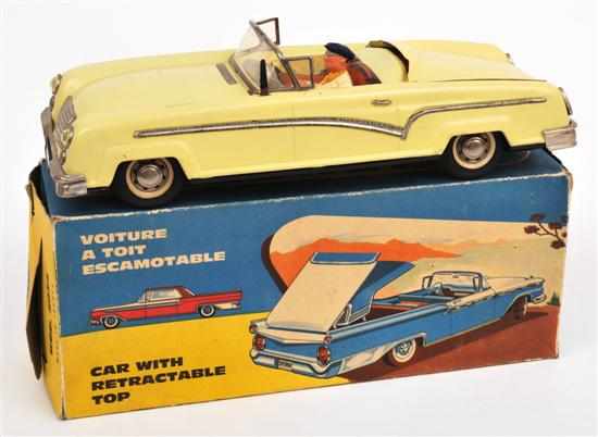 Appraisal: Joustra Friction Powered Car With Retractable Top French light yellow