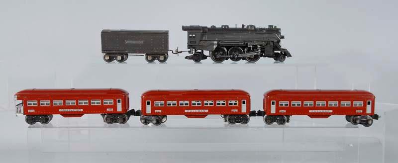 Appraisal: -Piece Lionel O-Gauge Pre-War Tinplate E Pass Description Includes E