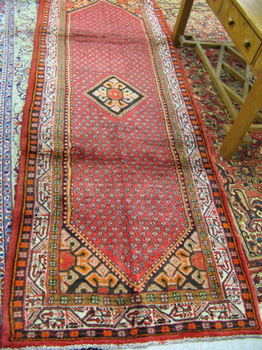 Appraisal: PERSIAN MIR HALL CARPET Arak region Markazi province northwest Iran