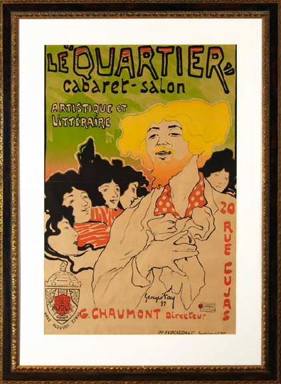 Appraisal: Georges Fay French d Le Quartier lithograph in colors sight