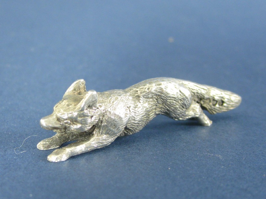 Appraisal: A Victorian silver miniature Fox London