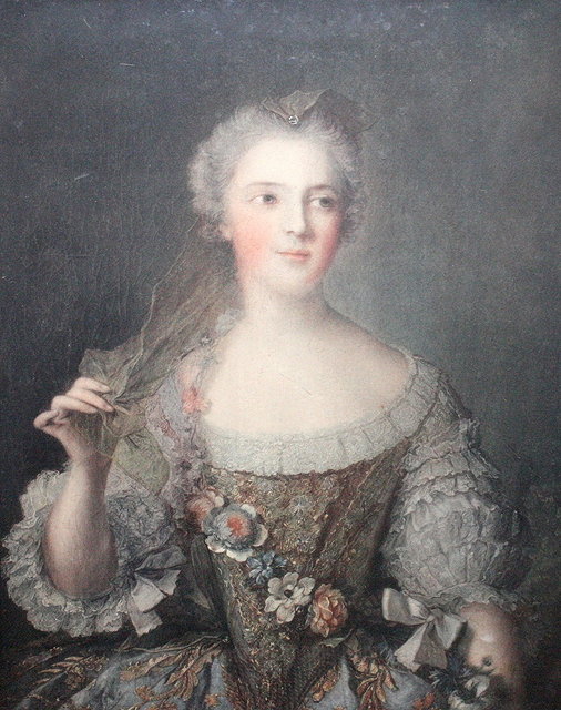 Appraisal: AFTER JEAN MARC NATTIER'Madame Sophie de France' a colour print