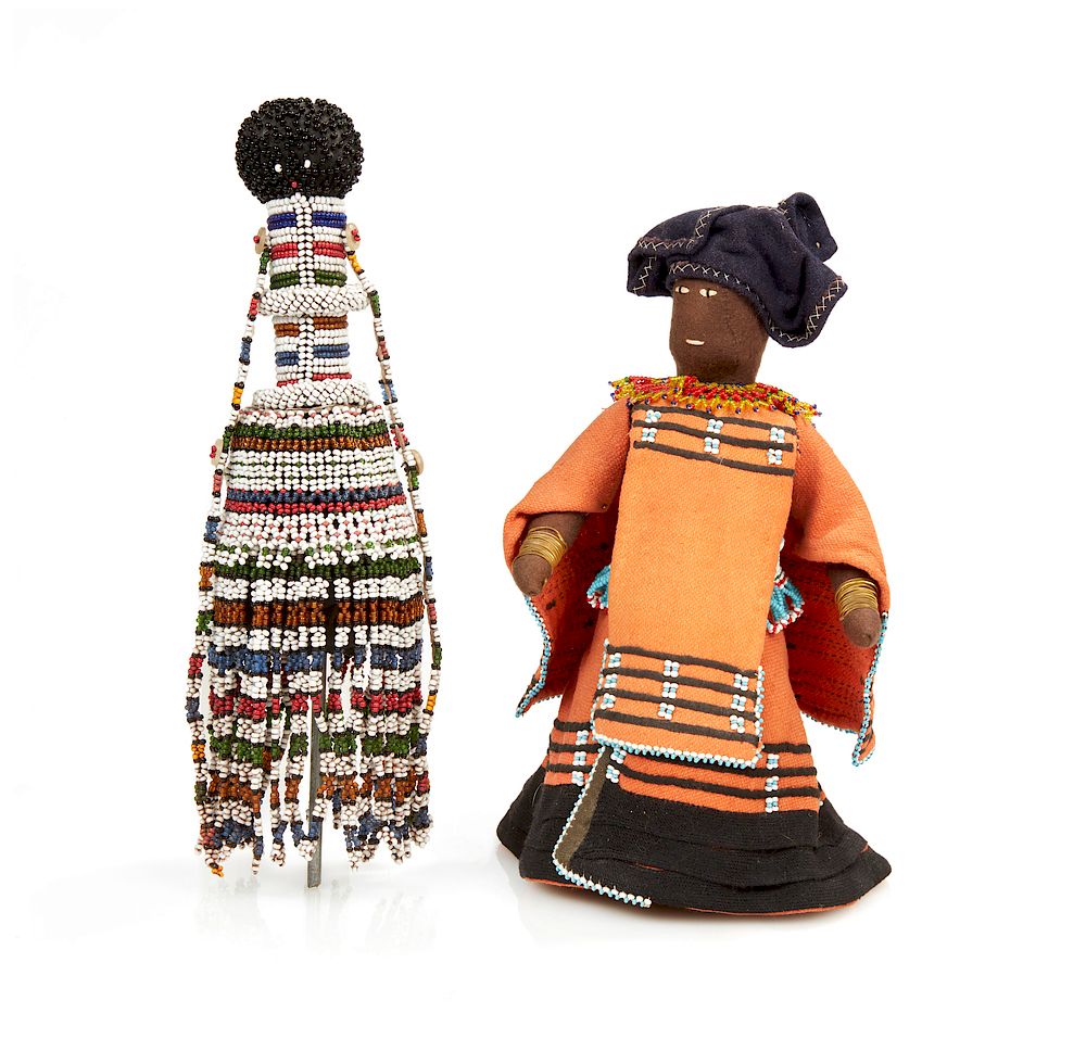 Appraisal: Pedi Sotho South Africa Ntwana Beaded Doll Xhosa Doll Pedi