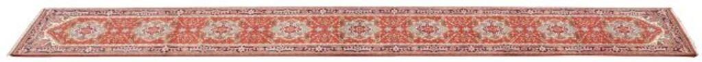 Appraisal: Hand-tied Serapi runner India approx ' l ' w