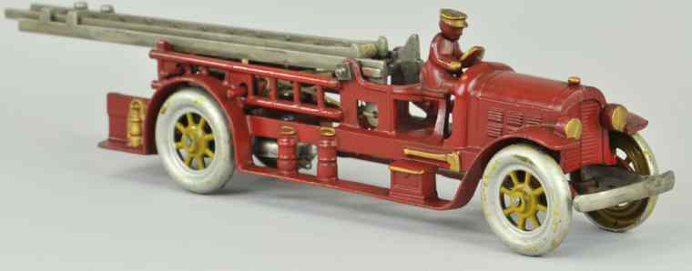 Appraisal: KENTON EXTENSION LADDER TRUCK Very scarce cast iron open service