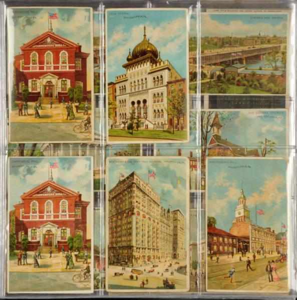 Appraisal: Lot of Approx Philadelphia Postcards Minor wear overall Condition Excellent