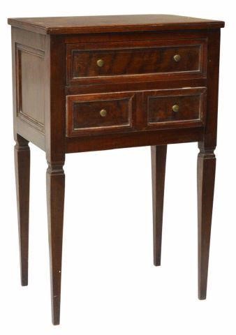 Appraisal: Italian Neoclassical style nightstand early th c in a mahogany