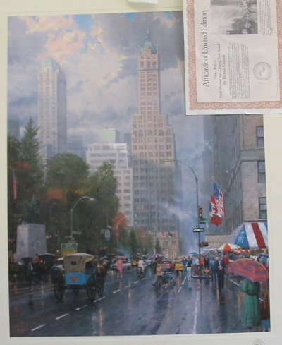 Appraisal: THOMAS KINKADE American born A color lithograph in limited edition