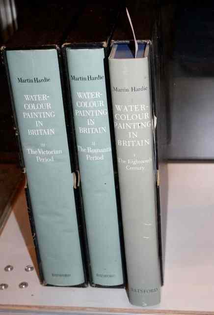 Appraisal: HARDIE MARTIN watercolour painting in Britain vols - pub by