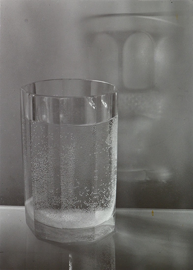 Appraisal: SUDEK JOSEF - Still-Life glass Silver print x inches x