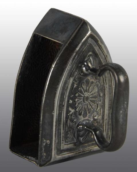 Appraisal: Iron Figural Napkin Ring Description Tufts Silver plate is tarnished