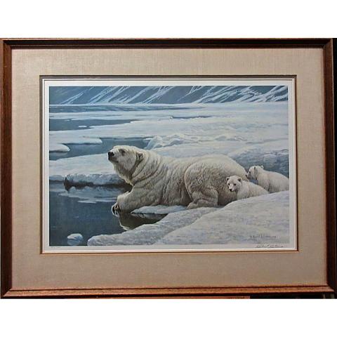 Appraisal: ROBERT BATEMAN CANADIAN - ARCTIC FAMILY LIMITED EDITION PRINT SIGNED