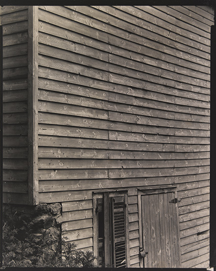 Appraisal: STEINER RALPH - Untitled side of old clapboard building Silver