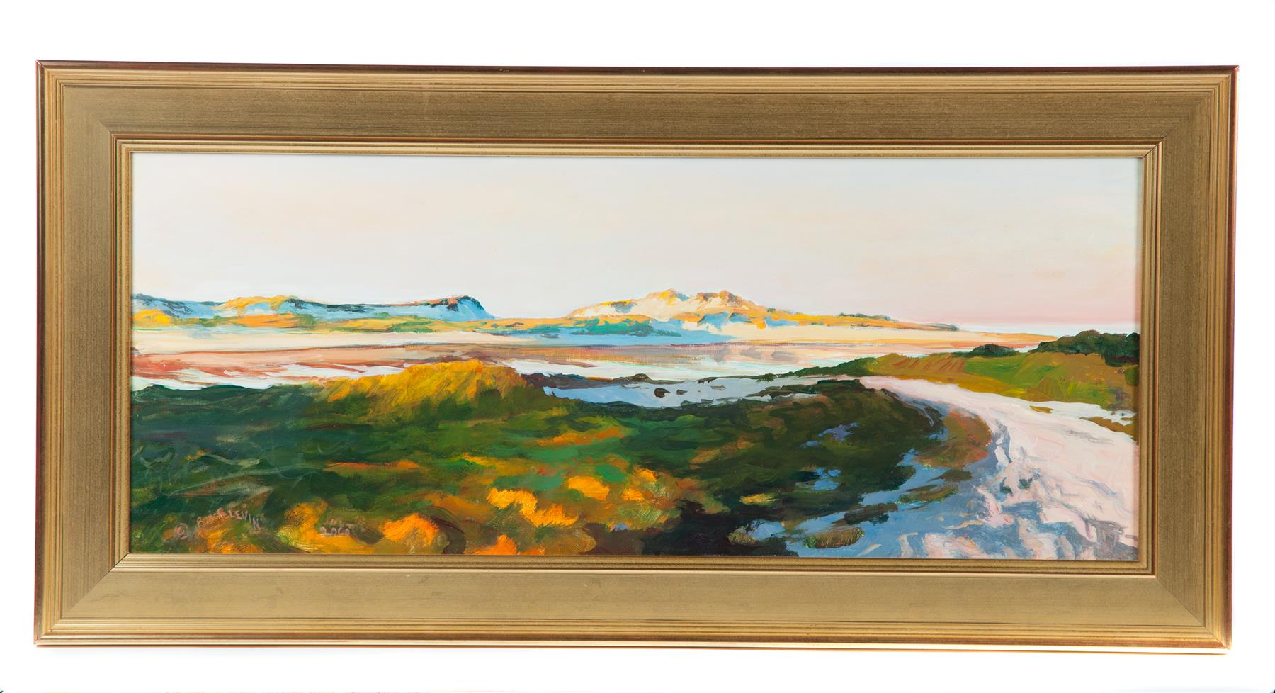 Appraisal: FRAMED OIL ON BOARD TITLED SHIFTING SANDS BY ROGER PRESCOTT