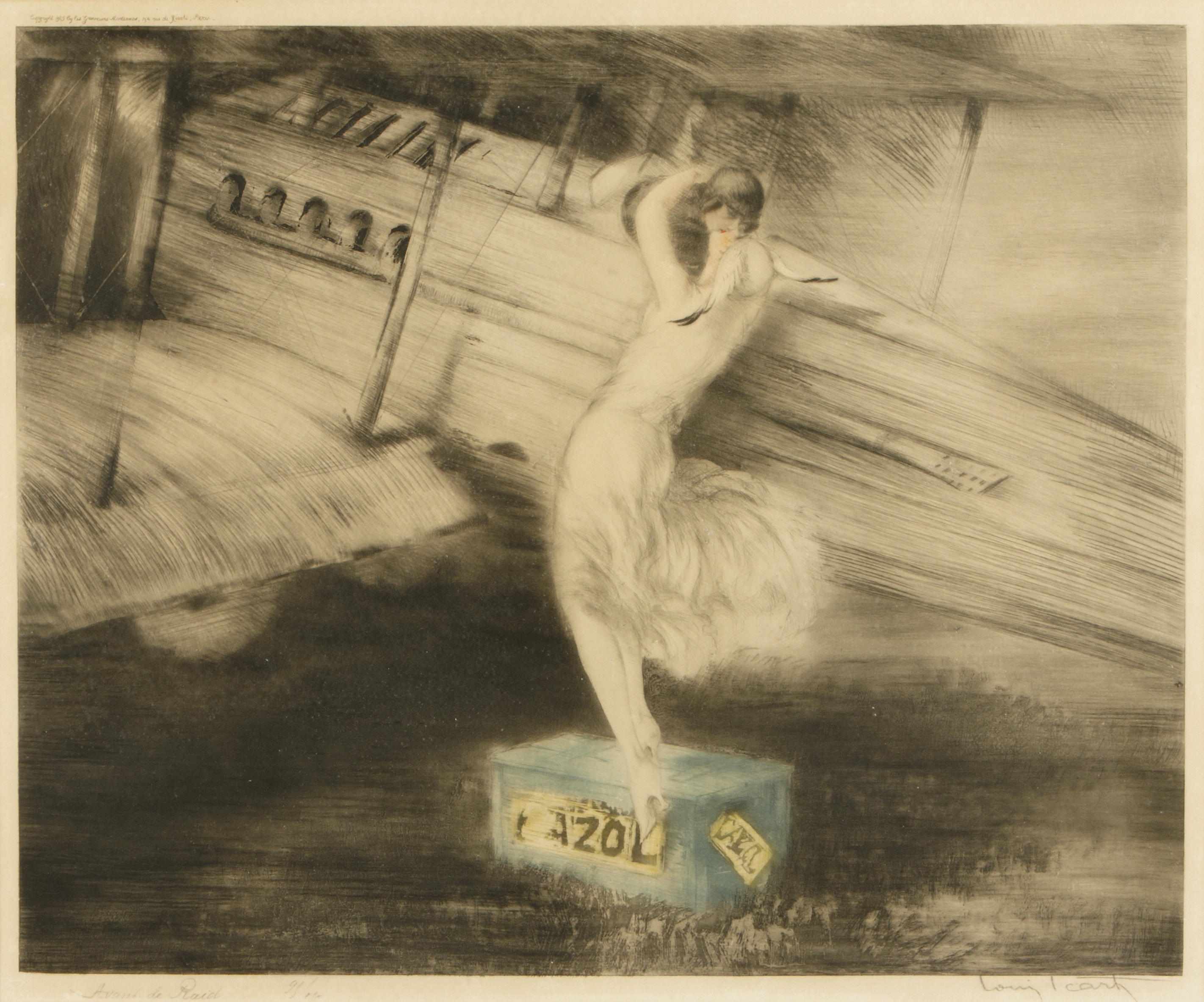 Appraisal: Louis Icart French - Before the Raid H C I