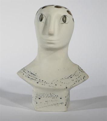 Appraisal: Classical Head' a Richard Parkinson Pottery sculpture designed by Susan