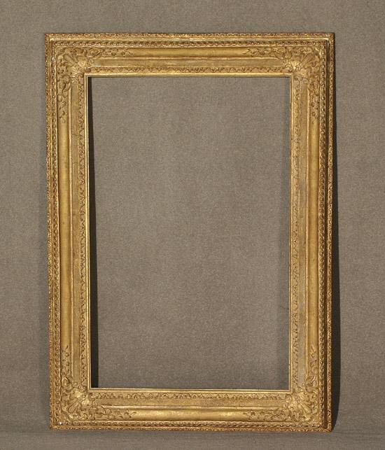 Appraisal: Louis XV Style Giltwood and Sanded-Frieze Frame th Century Sight