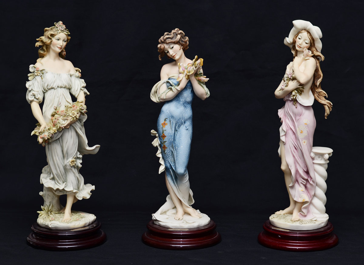 Appraisal: GIUSEPPE ARMANI ''FLORENCE SCULTURE D'ARTE'' FIGURINES Society Club FLORA C