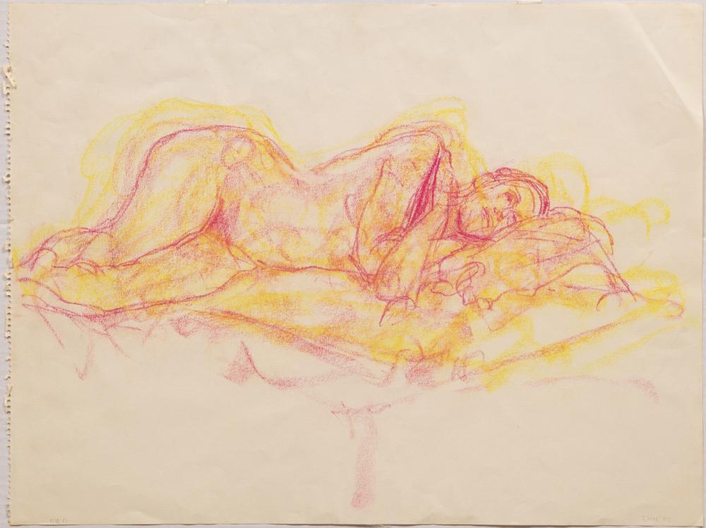 Appraisal: Elemore Morgan Jr American Louisiana - Reclining Figure pastel on