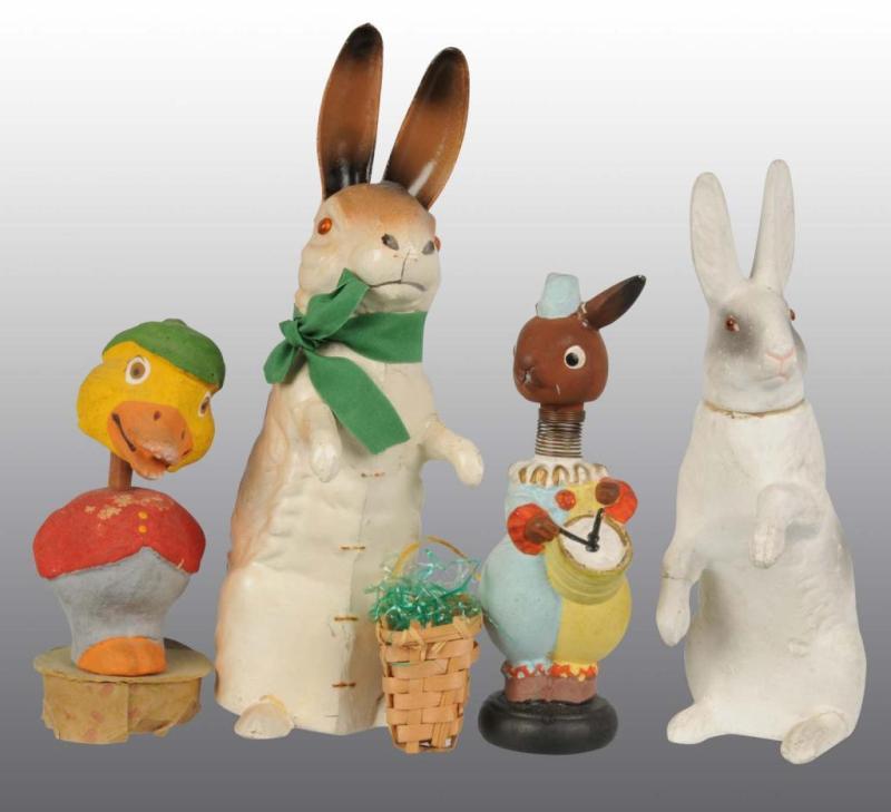 Appraisal: Lot of Easter Candy Containers Description Includes one rabbit with