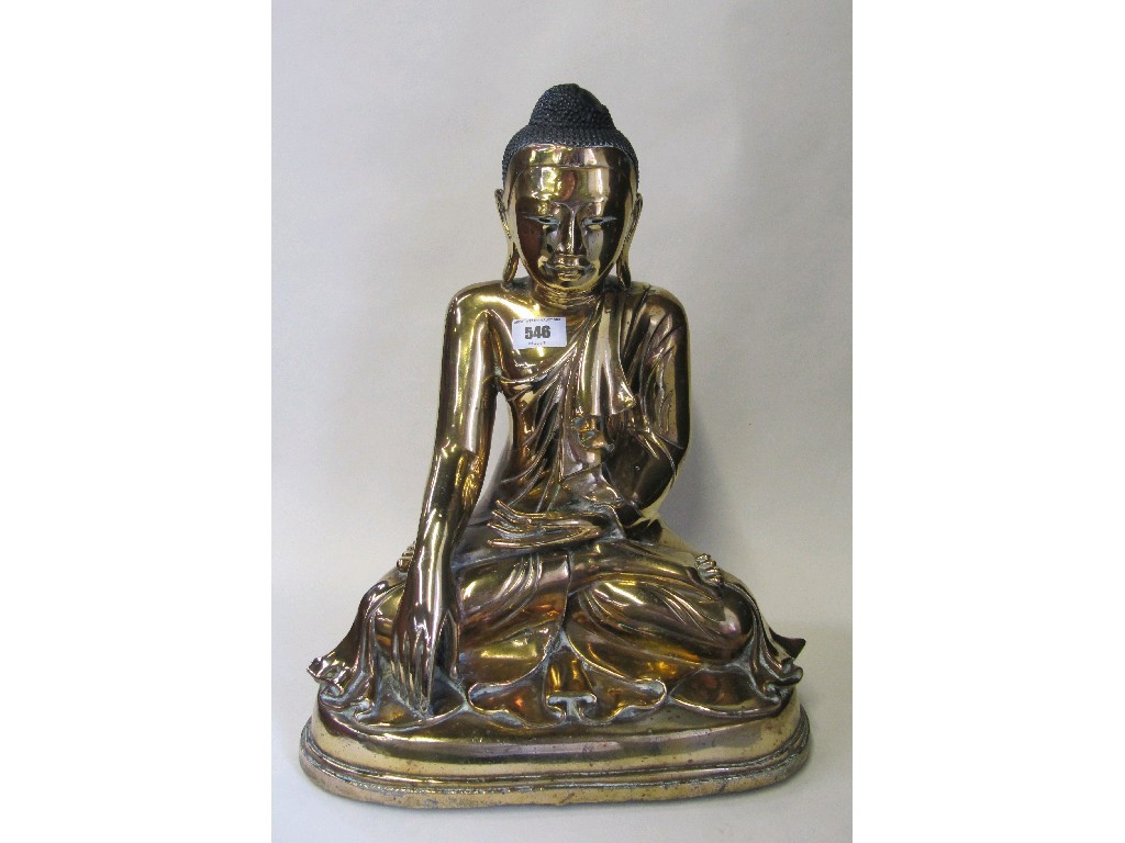 Appraisal: Bronze figure of a Buddha