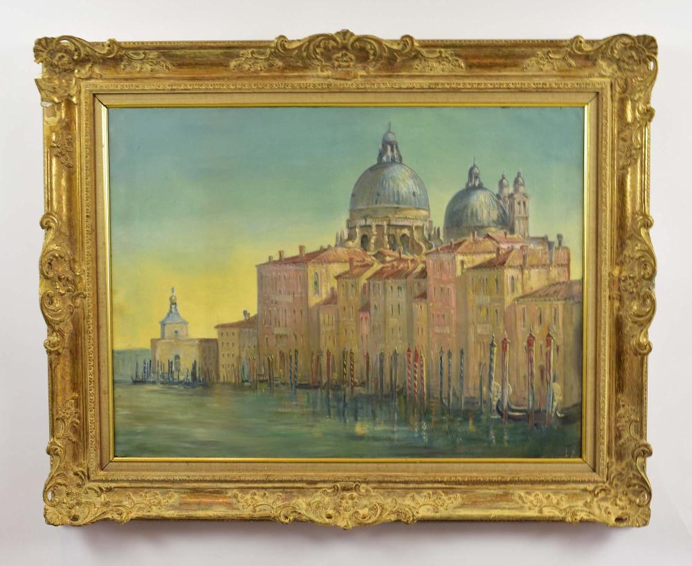 Appraisal: EUROPEAN SCHOOL EARLY TH CENTURY Santa Maria Della Salute from