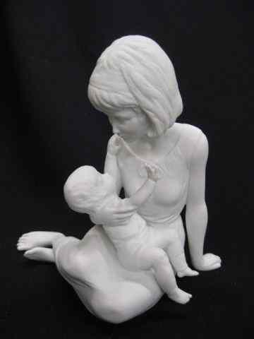 Appraisal: Kaiser Porcelain Figurine of Mother Child bisque '' excellent